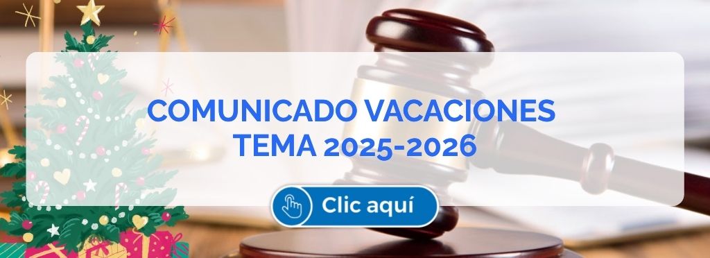 COMUNICADO VACACIONES TEMA 2025-2026
